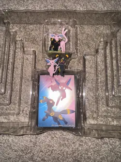 Pokemon TCG - Umbreon Ex SVP 176 & Espeon Ex SVP 175 Black Star Promo NM +Extras - Image 5