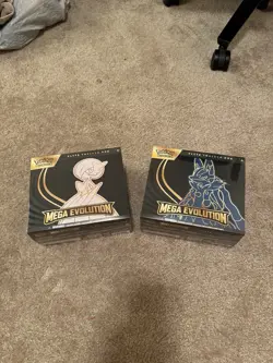 Pokemon TCG: Mega Evolution ETBs Elite Trainer Box SET OF 2! - Image 1