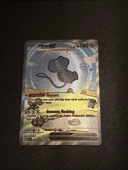 Mew EX 232/091 Sir Bubble Mew Paldean Fates SV Pokemon TCG Holo Full Art - Image 1