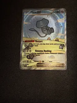 Mew EX 232/091 Sir Bubble Mew Paldean Fates SV Pokemon TCG Holo Full Art - Image 3