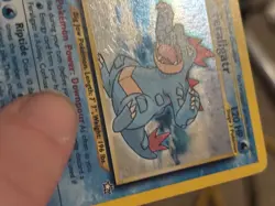 Pokemon TCG Feraligatr 4/111 Neo Genesis Unlimited Holo Rare MP Swirl - Image 4