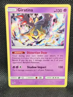Pokemon Giratina Lost Thunder Rare 97/214 LP Condition - Image 3