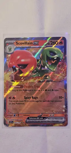 Scovillain ex 037/191 Double Rare Pokemon TCG Surging Sparks NM - Image 1