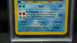 Pokemon PSA 7 1ST EDITION QUAGSIRE 45/111 NEO GENESIS SET NON HOLO - NM - POP 6 - Image 3