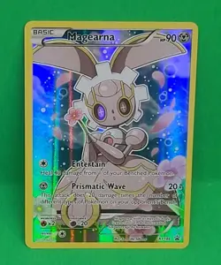 2017 Mint Pokemon TCG Magearna XY186 Full Art Holo Black Star Promo XY Promo - Image 1