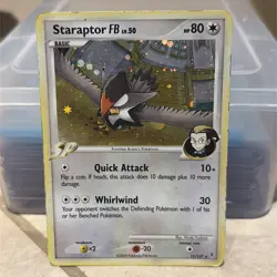 Pokemon TCG Staraptor FB Holo Rare - 11/147 Platinum Supreme Victors 2009 (LP) - Image 1
