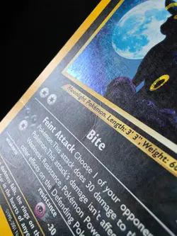 Pokemon TCG Vintage Umbreon 13/75 Neo Discovery Holo Rare - HP - Image 3