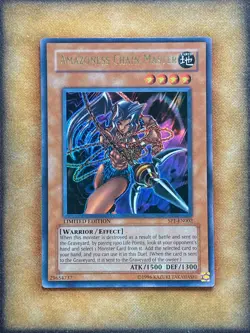 Yugioh Amazoness Chain Master SP1-EN002 Ultra Rare Limited Edition MP - Image 1