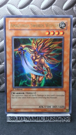 | Yugioh Amazoness Swords Woman MFC-061 1st Ultra Rare Magicians Force HP 🔥 | - Image 1