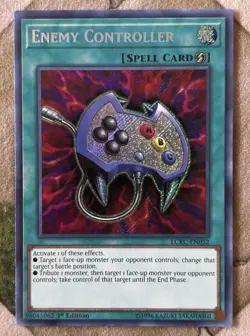 YuGiOh ENEMY CONTROLLER Secret Rare LCKC-EN032 - Image 2