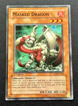 Yugioh! Masked Dragon - 1st Edition SOD-EN026 Common (LP) 1996 - Image 1