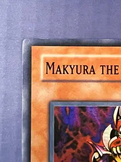Yugioh Makyura the Destructor DB1-EN169 Super Rare Unlimited LP - Image 4