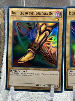 Yu-Gi-Oh! Exodia The Forbidden One YGLD Head Legs And Arms NM - Image 3