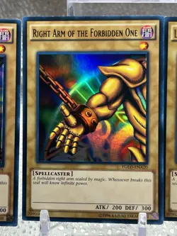 Yu-Gi-Oh! Exodia The Forbidden One YGLD Head Legs And Arms NM - Image 4
