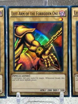 Yu-Gi-Oh! Exodia The Forbidden One YGLD Head Legs And Arms NM - Image 5