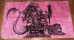 Yugioh LDS Yggdrasil Gladiator Beast Heraklinos Playmat Competitor Pink VeryRare - Image 1
