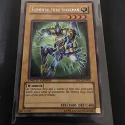 Elemental HERO Sparkman EHC2-EN001 YuGiOh Elemental Hero Collection 2 - Image 1