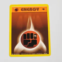 Pokemon TCG Fighting Energy Gym Challenge 127/132 1st Edition WOTC 2000 Vintage - Image 1