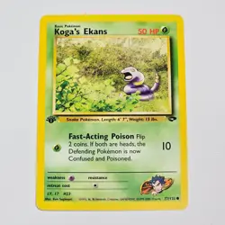 Pokemon TCG Koga’s Ekans Gym Challenge 77/132 1st Edition WOTC 2000 Common - Image 1