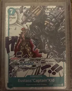 Super Pre-Release Eustass "Captain" Kid One Piece ST02-013 English NM. - Image 1