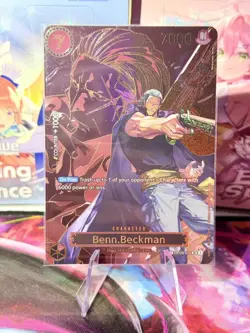 One Piece OP09-009 Benn Beckman SP SR Carrying On His Will Near Mint - Image 1