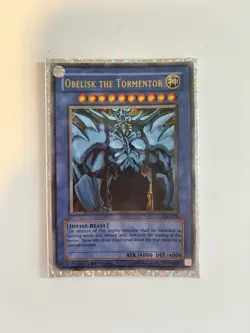 Yu-Gi-Oh 2003 Obelisk the Tormentor GBI 002 Ultra Rare Near Mint Condition - Image 1