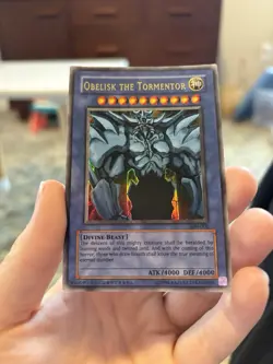 Yu-Gi-Oh 2003 Obelisk the Tormentor GBI 002 Ultra Rare Near Mint Condition - Image 2