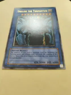 Yu-Gi-Oh Obelisk the Tormentor GBI-002 Ultra Rare GBA Promo LP - Image 3