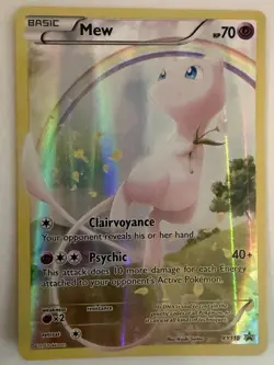 Pokemon TCG Mew XY110 Holo Black Star - Image 1