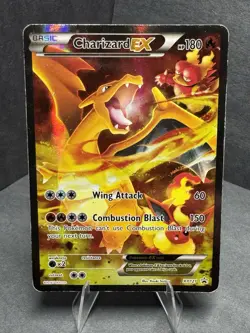 Pokemon TCG: Charizard EX XY121 Black Star Promo Full Art Holo Card - Image 1