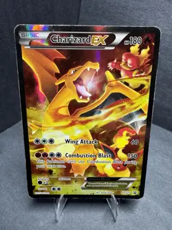 Pokemon TCG: Charizard EX XY121 Black Star Promo Full Art Holo Card - Image 2
