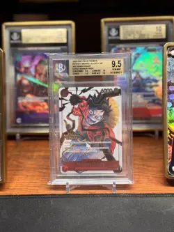 2025 Monkey D Luffy 3rd Anniversary Winner ST01-012 SR One Piece Card BGS - Image 1