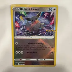 Radiant Eevee SWSH230 SWSH: Sword & Shield Promo Cards Holo NM - Image 1