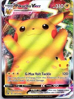 Pikachu VMAX - SWSH062 SWSH: Sword & Shield Promo Cards - Pokemon Card - NM - Image 1