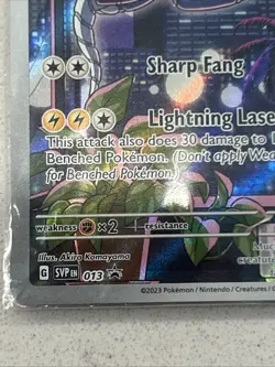 Pokemon TCG Miraidon 013 Sv: Scarlet & Violet Promo Cards Holo Sealed - Image 4