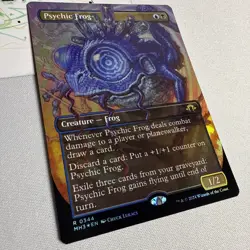 X1 Foil Borderless Psychic Frog from MH3 - Image 2