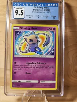 Pokemon TCG Shining Mew Holo Rare Card 40/73 Shining Legends CGC 9.5. GEM MINT - Image 1