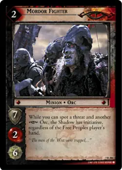 LOTR TCG ROTK Return OT King MORDOR FIGHTER 7R286 Foil NM/MINT Top Shelf Card - Image 1
