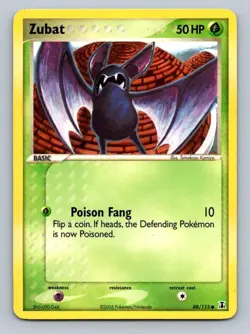 Pokemon TCG - Delta Species - Zubat 88/113 LP-EXC BUY 2 CARDS GET 1 FREE!! - Image 1