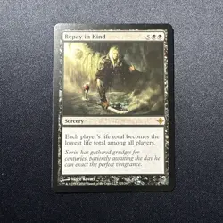 MTG English Repay in Kind Rise Of The Eldrazi Magic Black Rare - Image 1