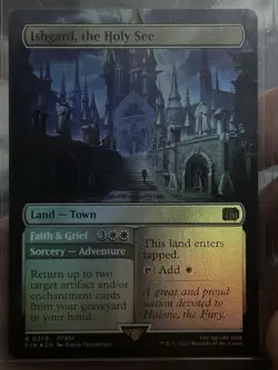 Ishgard, the Holy See (Borderless) Final Fantasy Foil - Image 1