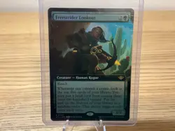 NM Foil Extended Art Freestrider Lookout, OTJ, Magic the Gathering, 340 - Image 1