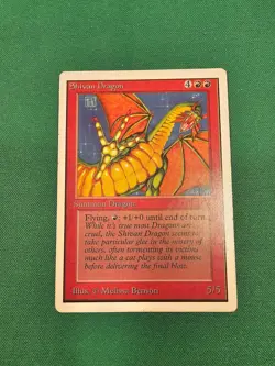 Shivan Dragon Unlimited Magic the Gathering MTG - Image 1