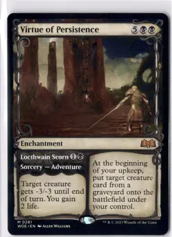Virtue Of Persistence NM/M* SHOWCASE Wilds Of Eldraine ENGLISH 0281 -UnltdCards - Image 1