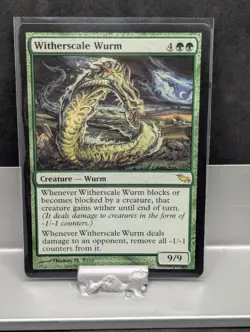 Witherscale Wurm X1 LP Shadowmoor Magic the Gathering - Image 1