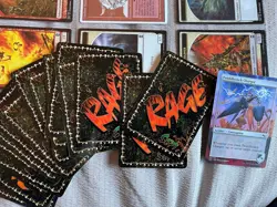 Magic The Gathering Cards Signed 1995 Hurlon Minotaur MTG L 45+ Card Lot + RAGE - Image 5