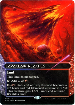 Lavaclaw Reaches (Borderless) - 0022 - Edge of Eternities - MTG NM/M SHIPS NOW - Image 1