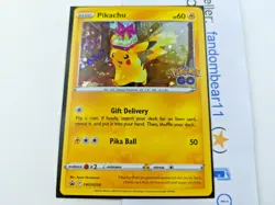 Pikachu Black Star PROMO card COSMOS HOLO SWSH234 Sword & Shield Pokemon Go 2022 - Image 2