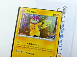 Pikachu Black Star PROMO card COSMOS HOLO SWSH234 Sword & Shield Pokemon Go 2022 - Image 3