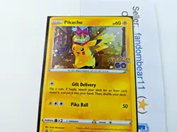 Pikachu Black Star PROMO card COSMOS HOLO SWSH234 Sword & Shield Pokemon Go 2022 - Image 5